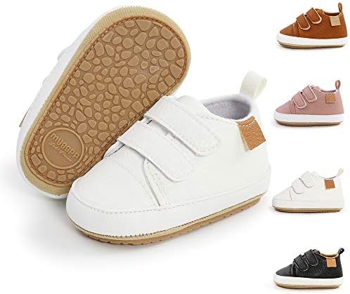 Meckior Toddler Baby Boys Girls High Tops Ankle Sneakers Soft Anti-Slip Sole PU by Meckior