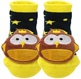 Bowbear Adorable Baby 6 Pair Non-Skid Bootie Socks - Image 4