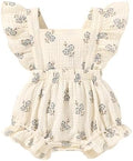 YOUNGER TREE Toddler Baby Girl Ruffled Sleeveless Romper Casual Summer Jumpsuit by YOUNGERTREE