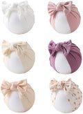Baby Girls Hair Bow Knot Turban Hat Newborn Hospital Hats Infant Toddler Head by KIDOCHEESE