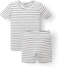 AVAUMA Stripe Pattern Baby Boys Girls Pajama Set Kids Toddler Snug fit Ribbed by AVAUMA