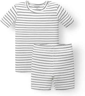AVAUMA Stripe Pattern Baby Boys Girls Pajama Set Kids Toddler Snug fit Ribbed by AVAUMA