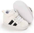 Meckior Toddler Baby Boys Girls High Tops Ankle Sneakers Soft Anti-Slip Sole PU by Meckior