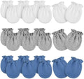 Vabean 12 Pairs Preemie Baby Mittens No Scratch Cotton Premature Baby Gloves by Vabean