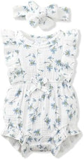 Renotemy Baby Girl Clothes Summer Rompers Cute Outfits Preemie-18 Months | by Renotemy