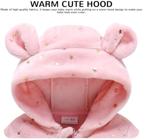 Baby Girl Winter Fleece Coat Toddler Boy Warm Jacket Infant Sweater Outwear - Image 3