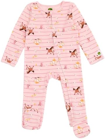 John Deere Baby Boy or Girl Footed Sleep N Play Coverall Newborn by JohnDeere
