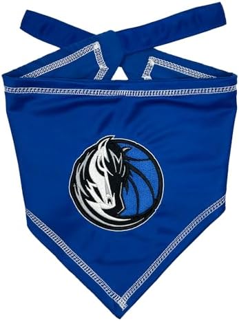 Pets First NBA Dallas Mavericks TIE Bandana, Size Small/Medium. Dog Bandana by PETSFIRST