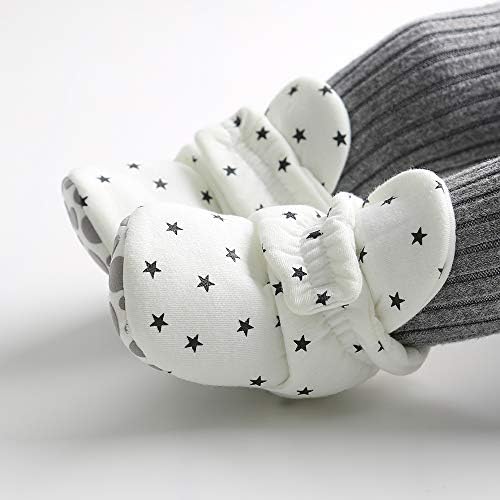 HsdsBebe Unisex Newborn Baby Cotton Booties Non-Slip Sole - Image 2