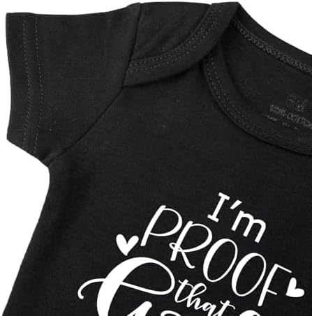 listery I'M Proof That God Answers Prayers Baby Bodysuit Baby Religious Infant - Image 5