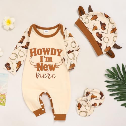 GRNSHTS Newborn Baby Boy Romper Coming Home Outfits Letter Print Bodysuit - Image 2