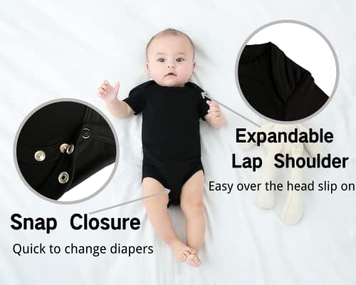 Kids Rayon of Bamboo Pajamas Set Short Sleeve Button Shorts Ages 0-24 - Image 3