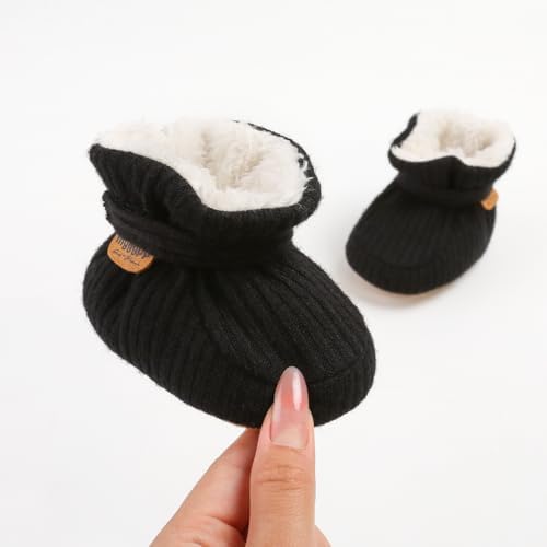 HsdsBebe Unisex Newborn Baby Cotton Booties Non-Slip Sole - Image 5