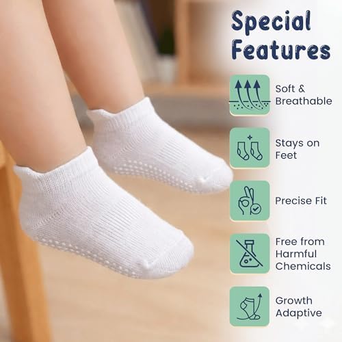 GOTS Organic Cotton Blend Ankle Toddler Socks 6M-12M-2t-3t-4t-5t Baby Gift - Image 6