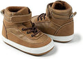 Meckior Toddler Baby Boys Girls High Tops Ankle Sneakers Soft Anti-Slip Sole PU by Meckior