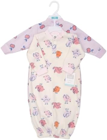 Hudson Baby Unisex Baby Fleece Gowns - Image 2