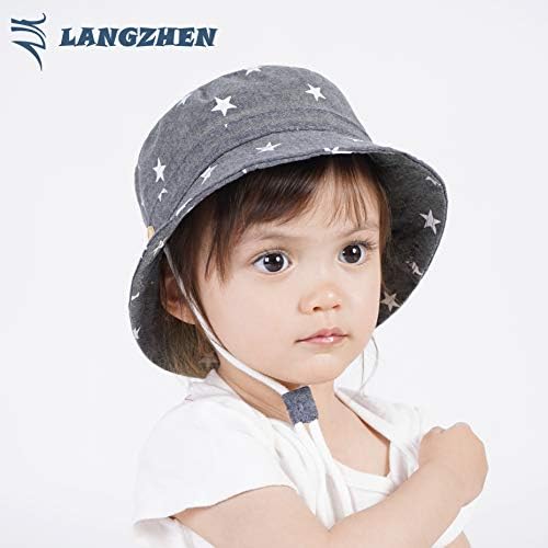 LANGZHEN Sun Protection Hat for Kids Toddler Boys Girls Wide Brim Summer - Image 2