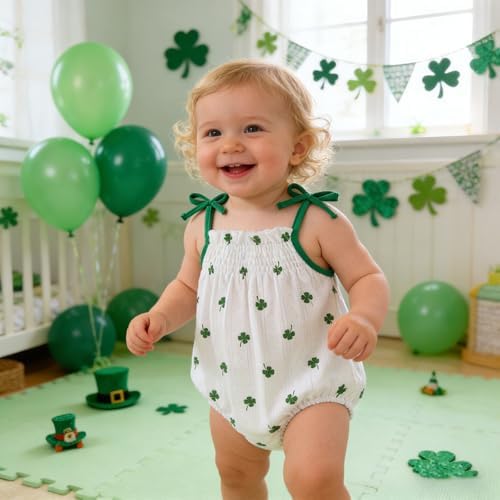ROMPERINBOX Baby Girl Bodysuit Cotton Spaghetti Strap Sleeveless Onsies Summer - Image 5