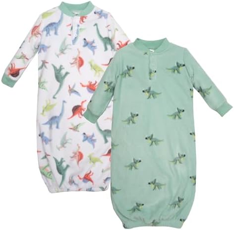 Hudson Baby Unisex Baby Fleece Gowns by HudsonBaby
