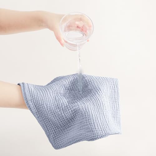 Susurration Muslin Burp Cloths 24x24 Inches Ultra Soft 100% Cotton | 4 Pack - Image 6