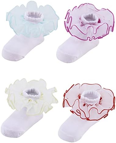PrinceSasa Little Baby Girl Princess Lace Ruffles Socks Set - Image 4