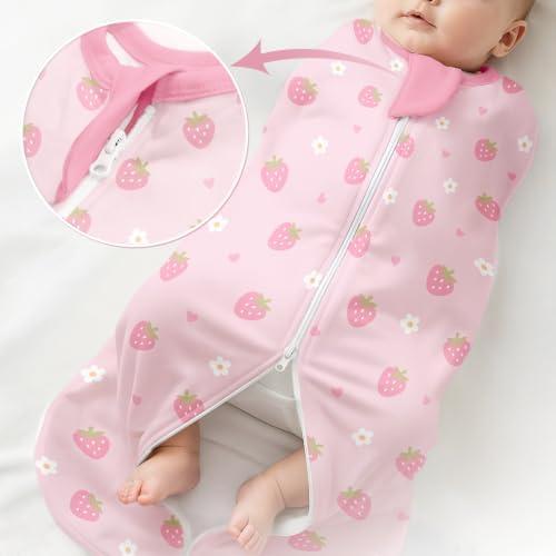 Baby Swaddle 0-2 Months, Cotton Arm-In Zipper Sleep Sack, Wearable Blankets Wrap - Image 6
