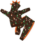 Toddler Baby Boy Clothes Dinosaur Hoodie+Pant 2Pcs Outfit Set 9M-5T by SOLOYEE