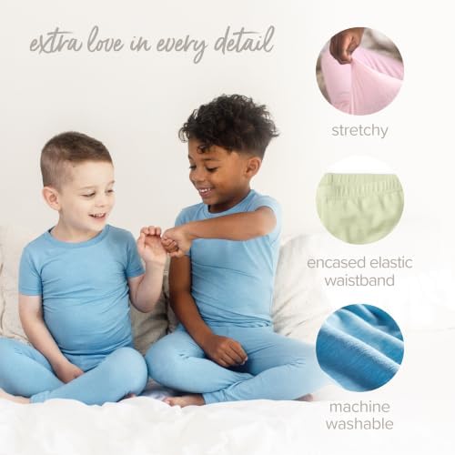 Burt's Bees Baby Unisex Honeysoft™ Lyocell, Tee and Long Pants PJ Set - Image 6