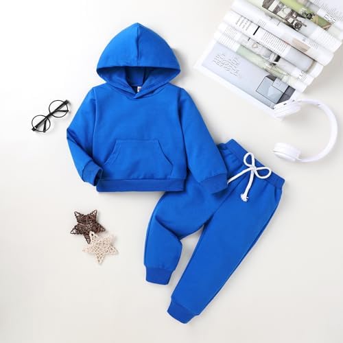 Happy Town Baby Fall Outfits for Girl Boy Long Sleeve Hoodie Top and Long - Image 2