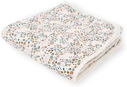 Little Unicorn Muslin Quilt Blanket | 100% Cotton Soft Multi-Layered Muslin by LittleUnicorn