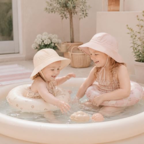 Baby Girl Sun Hat Infant Summer Beach Hat Toddler Bucket Hat UPF 50+ - Image 4