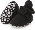 ohsofy Newborn Baby Cotton Booties Stay On Slipper Winter Warm Soft Shoes by ohsofy
