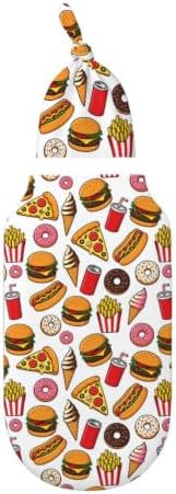 Pizza Swaddle Blankets Soft Receiving Blanket Baby Swaddle Wrap - Image 2