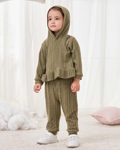 Renotemy Baby Girl Clothes Cute Fall Winter Toddler Girls Outfits 3M-3T - Image 6