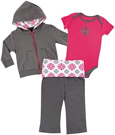 Yoga Sprout Bodysuit, and Track Jacket Set by Yoga+Sprout