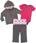 Yoga Sprout Bodysuit, and Track Jacket Set by Yoga+Sprout