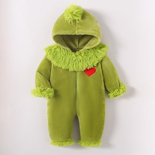 Monster Inc Halloween Baby Boy Girl Outfit Hoodie Rompers Newborn Jumpsuit - Image 2