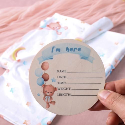 Ylsteed Baby Swaddle Blanket and Headband Set, Newborn Receiving Blanket - Image 5