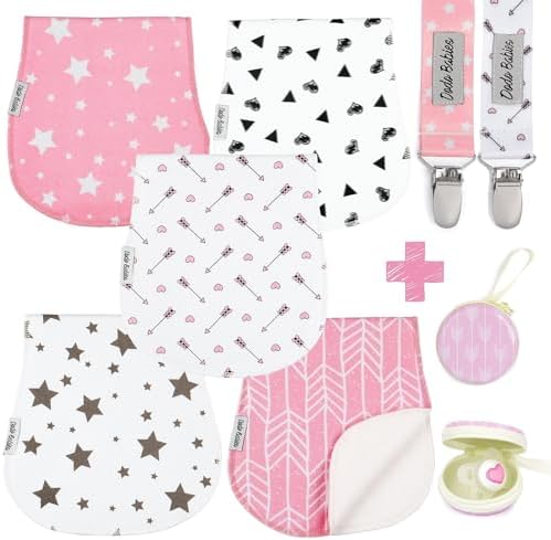 Dodo Babies 5-Pack Baby Burp Cloths by DodoBabies