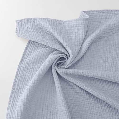 Bearmoss Muslin Swaddle Blankets, 40 x 38 inches Baby Swaddle - Image 7