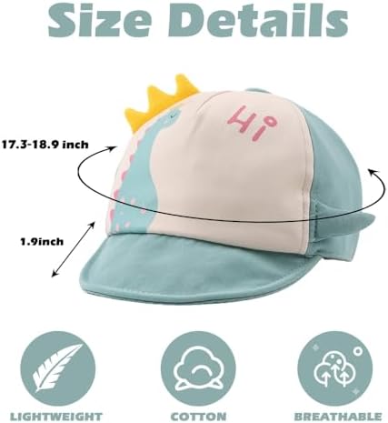 JANGANNSA Baby Duck Cap Infant Kids Sun Hat Bear Cute Cartoon Caps Spring Summer - Image 6