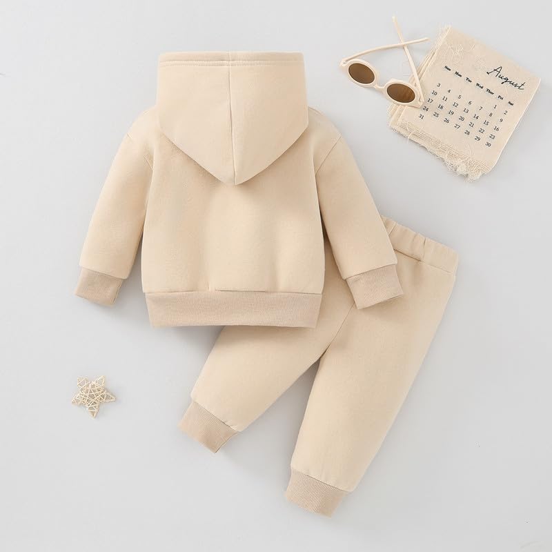 Toddler Baby Boy Fall Clothes Long Sleeve Hoodie Sweatshirts Pants Set Infant - Image 3