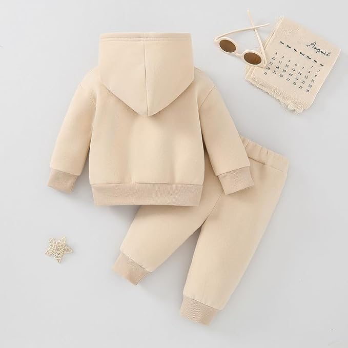 Toddler Baby Boy Fall Clothes Long Sleeve Hoodie Sweatshirts Pants Set Infant - Image 3