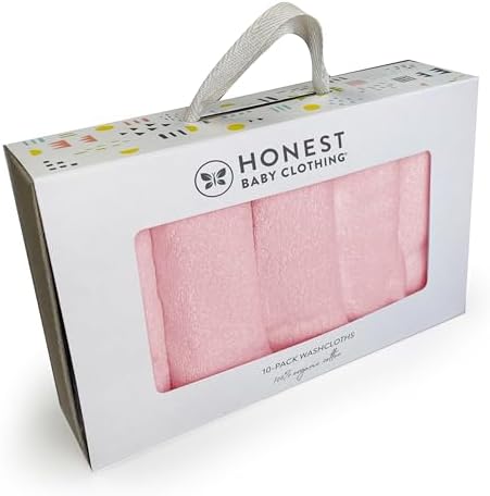 HonestBaby 10-Pack Terry Wash Cloths in Gift Box by HonestBaby