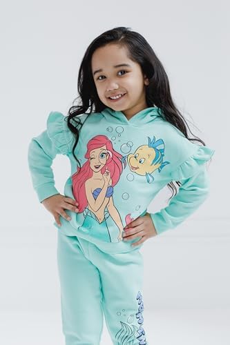 Disney Girls' Fleece Hoodie and Jogger Set - Image 6