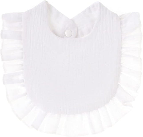 4 PACK Solid Muslin Baby Drool Bibs Set for Unisex Boys Girls Cotton Adjustable Teething Feeding Drooling Bibs