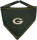 Pets First NFL Green Bay Packers TIE Bandana, Small/Medium. Dog Bandana Scarf by PETSFIRST
