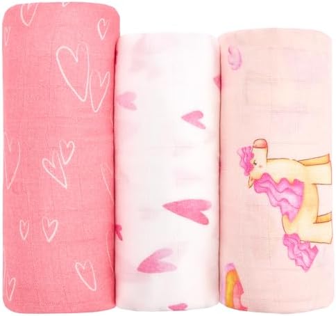hahaland Muslin Swaddle Blankets Receiving Blanket by hahaland