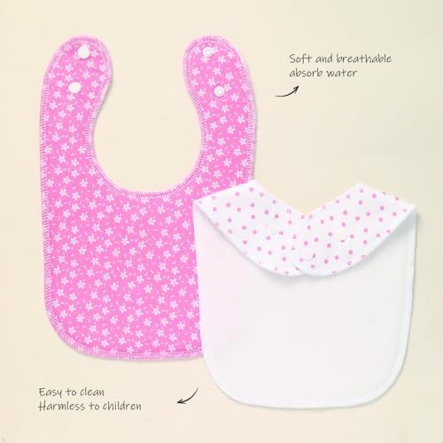 8 Pack Baby Bibs Unisex Adjustable - Image 3