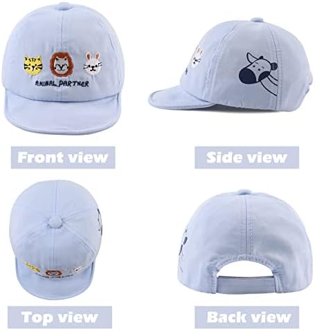 JANGANNSA Baby Duck Cap Infant Kids Sun Hat Bear Cute Cartoon Caps Spring Summer - Image 2